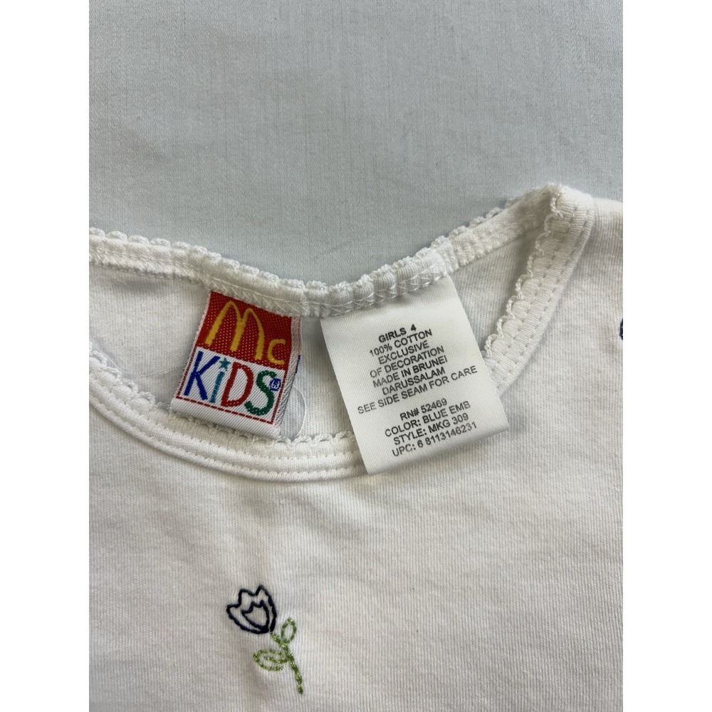 Vintage Mckids 2 Pc Outfit Shirt & Pants Size Toddler 4 - Picture 2 of 7